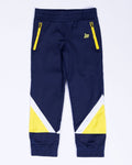 Kids MN Retro Tracksuit Pants - Navy / Yellow