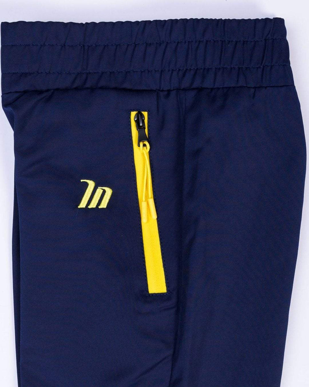 Kids MN Retro Tracksuit Pants - Navy / Yellow