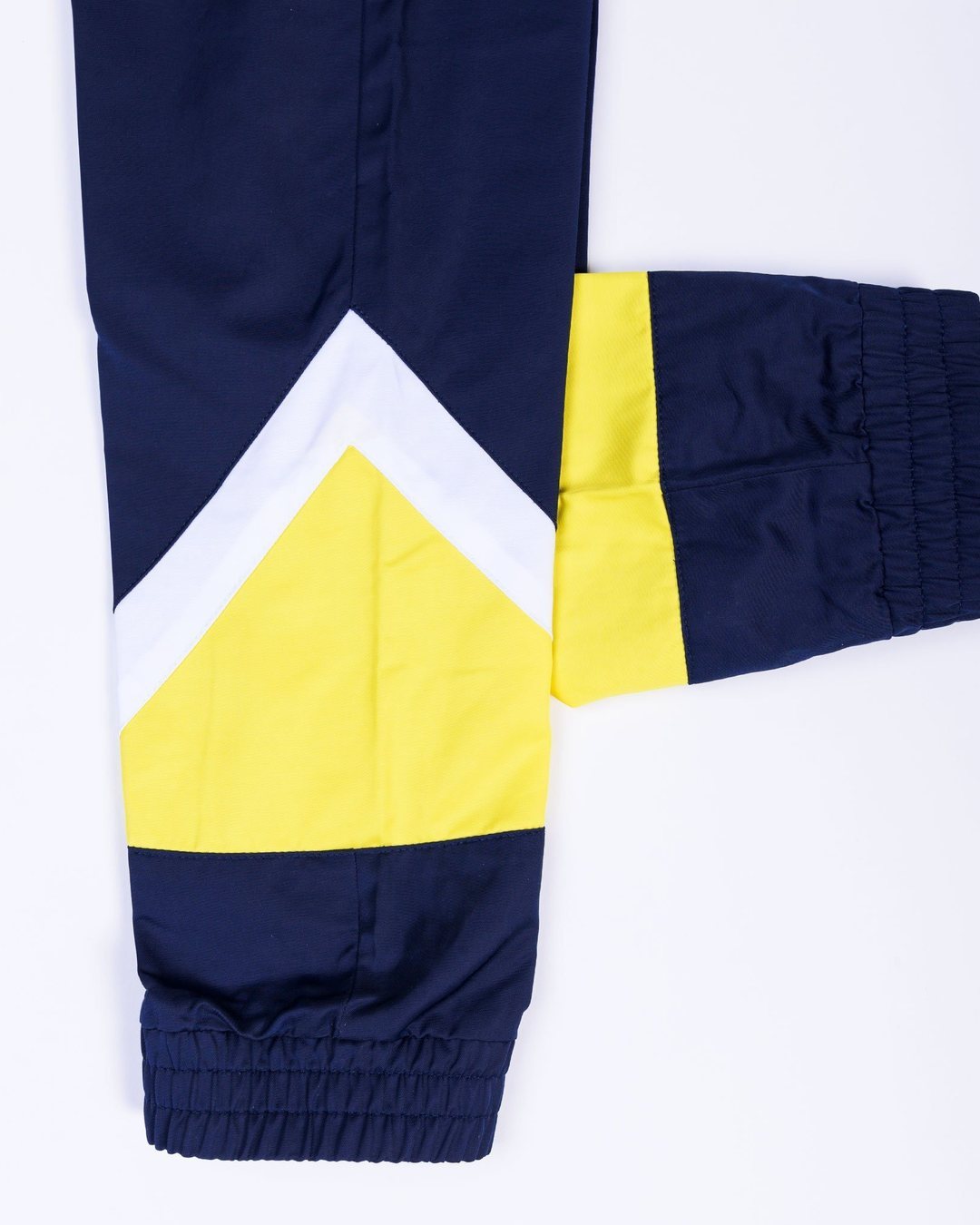 Kids MN Retro Tracksuit Pants - Navy / Yellow