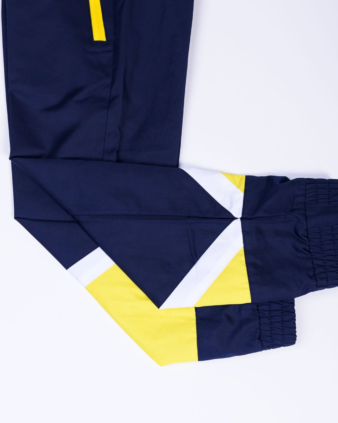 Kids MN Retro Tracksuit Pants - Navy / Yellow