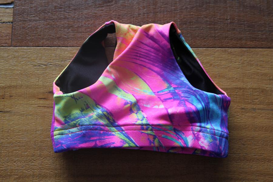 Sherbert Crop Top Sports Bra Youth Girls
