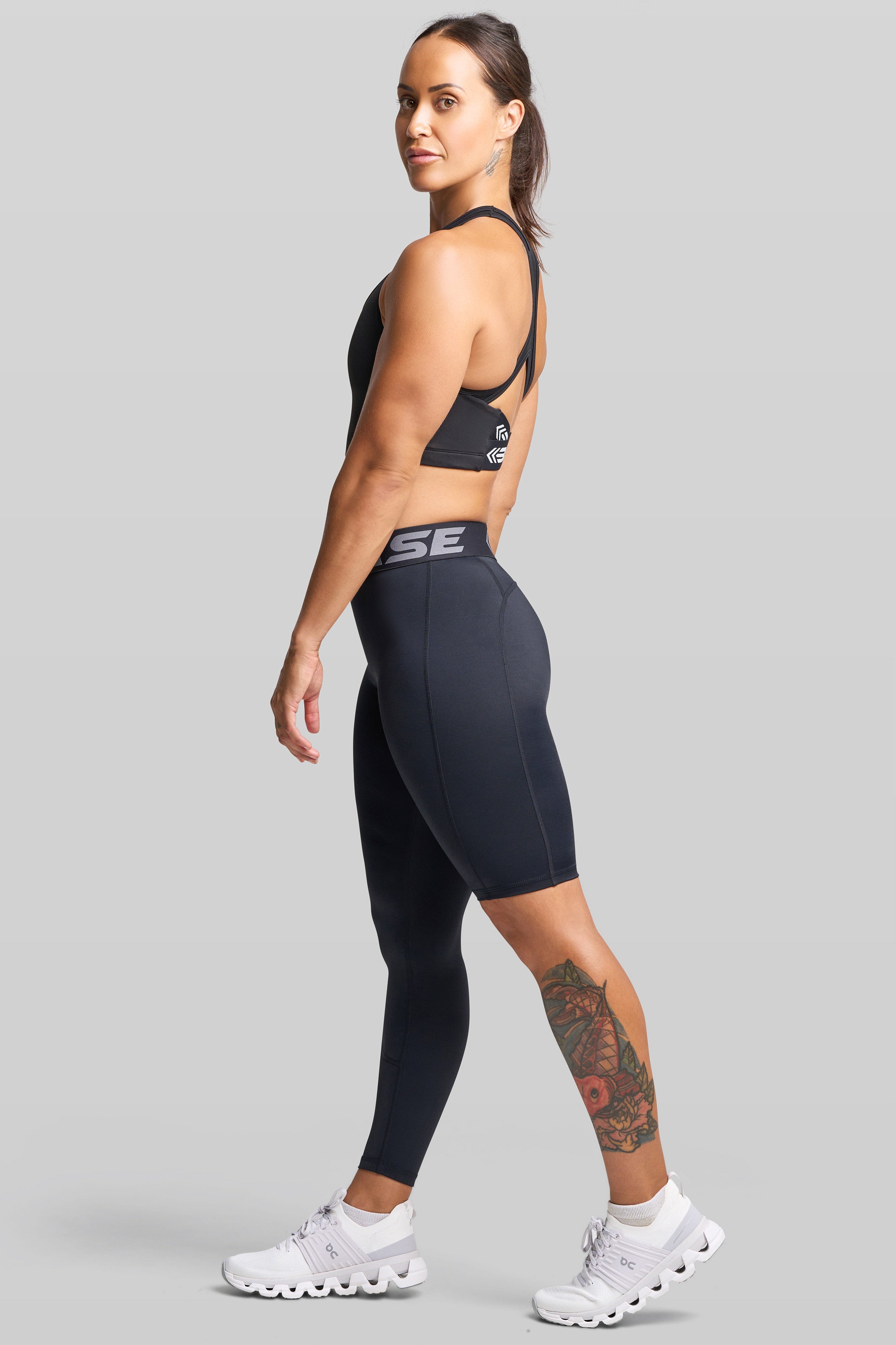 Women's Adapted Compression Tights (Left Leg Short)