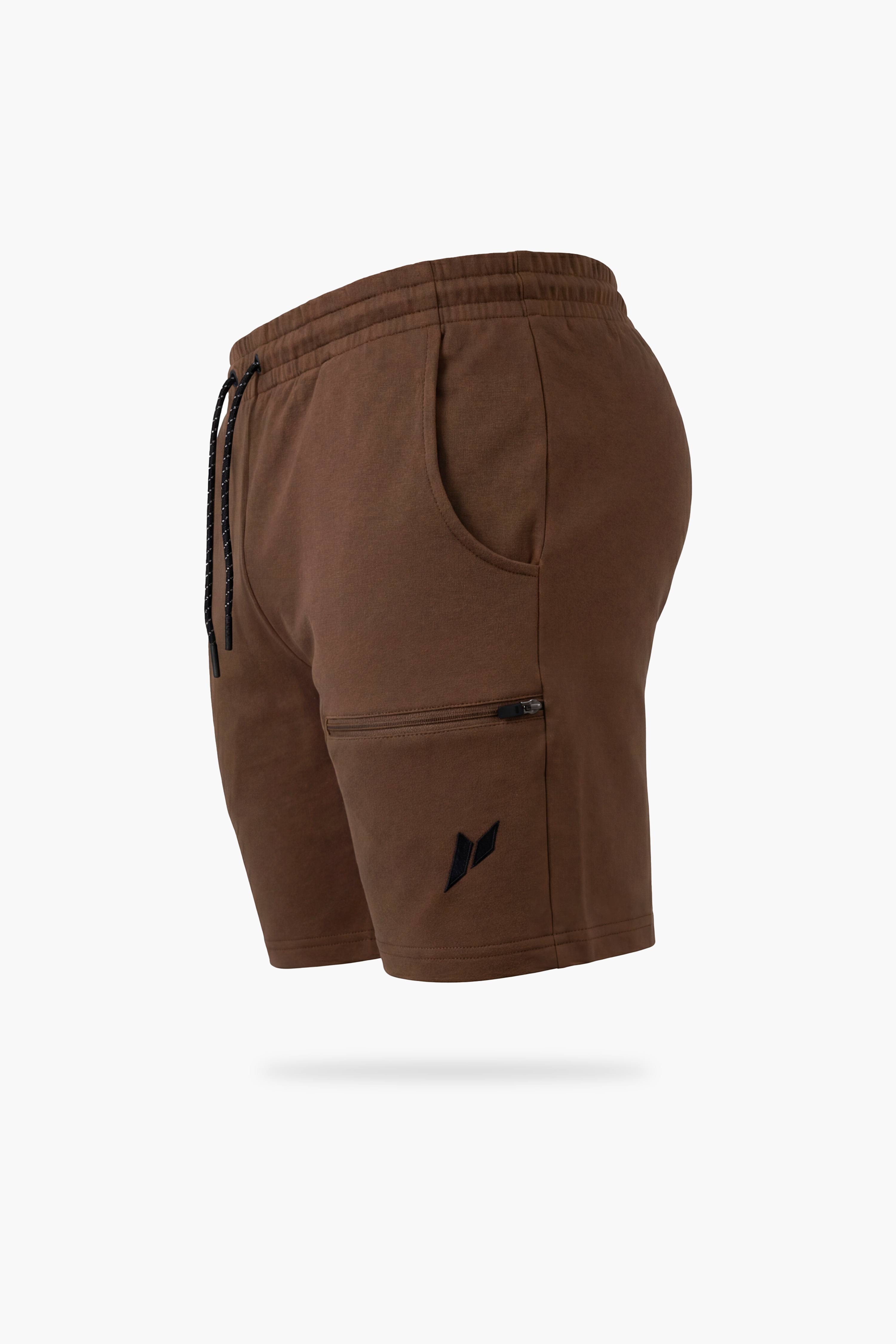 Tapered 7" Shorts - Brown