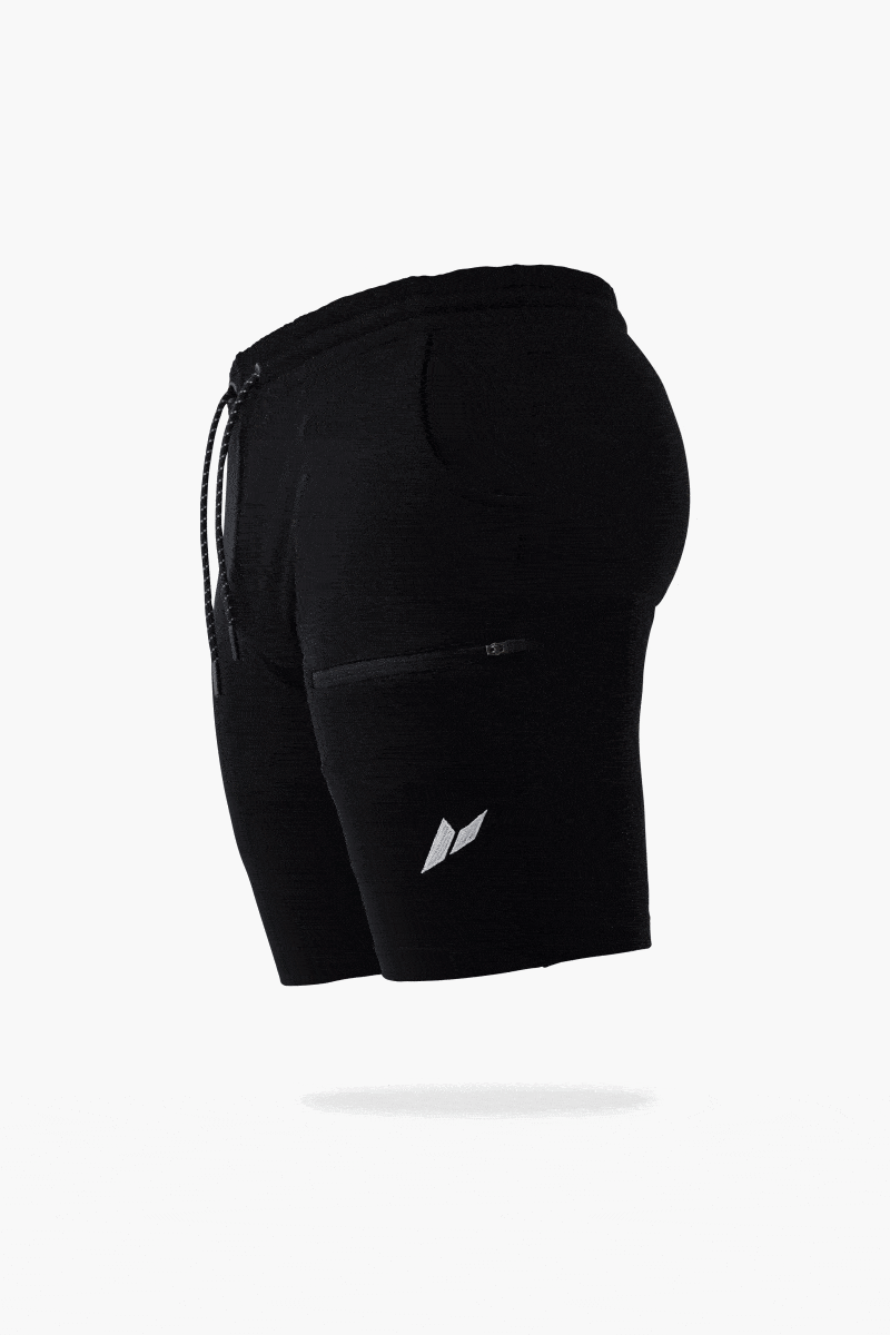 Tapered Shorts 7" - Black
