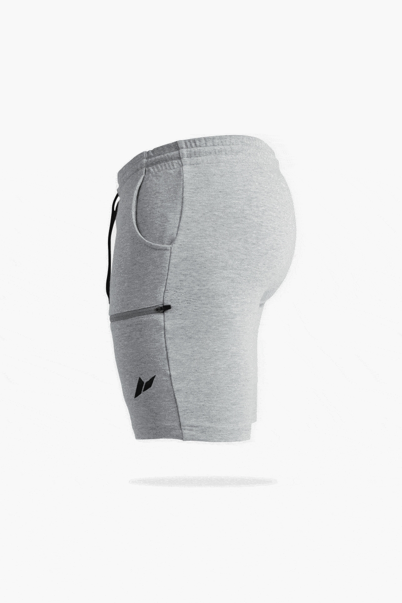 Tapered Shorts 7" - Grey
