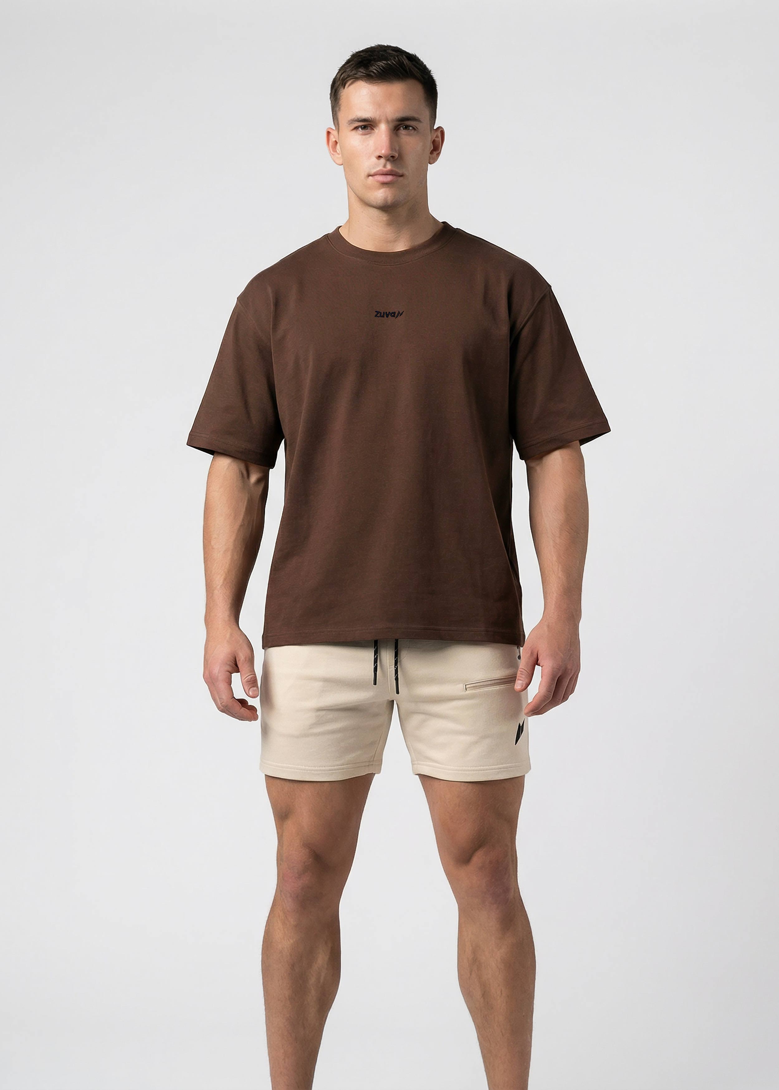 Oversized T-Shirt 'Brown' - Unisex